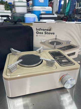 Hornillo Camping Gas Portátil Beige