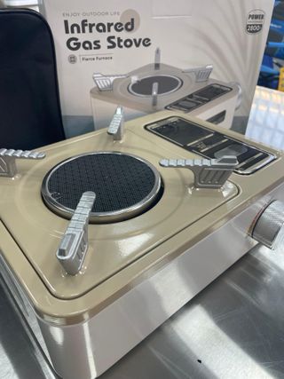 Hornillo Camping Gas Portátil Beige