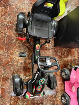 Go Kart a Pedales Negro para Niños