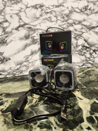 Casse PC Wesdar – Luci RGB Rainbow – Nuove