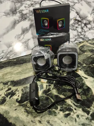 Casse PC Wesdar – Luci RGB Rainbow – Nuove