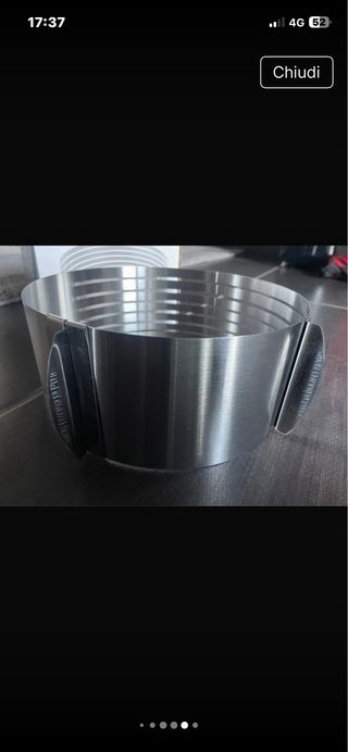 Taglia torte regolabile in acciaio inox