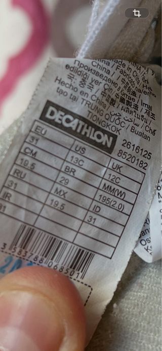 Patines Bota Niña Blancos Holográficos Numero 31