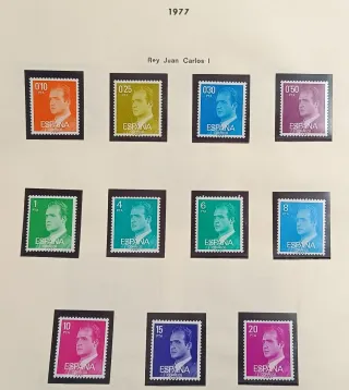 9 Álbumes Sellos España desde 1965  a 2019