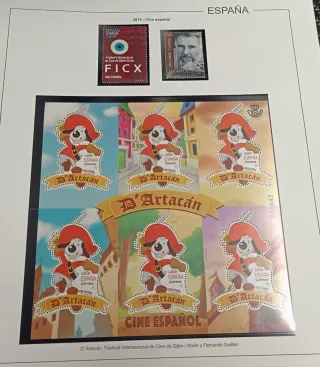 9 Álbumes Sellos España desde 1965  a 2019