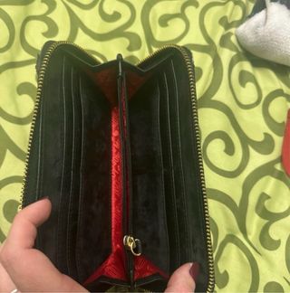 Portafoglio Love Moschino nero trapuntato