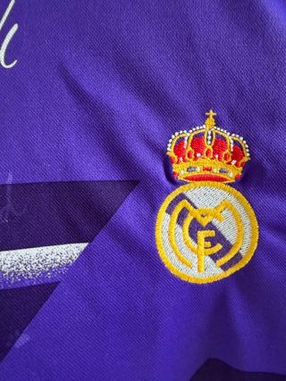 Real Madrid Kelme Retro Camiseta Morada 21