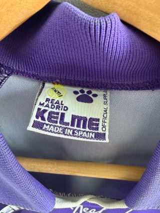 Real Madrid Kelme Retro Camiseta Morada 21