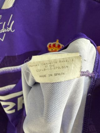 Real Madrid Kelme Retro Camiseta Morada 21