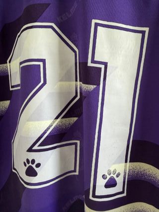 Real Madrid Kelme Retro Camiseta Morada 21