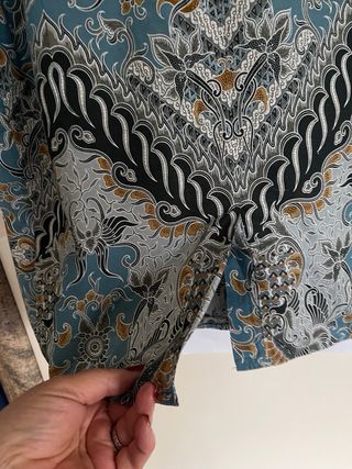 Camicia uomo Batik Keris 100% cotone L