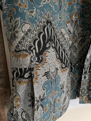 Camicia uomo Batik Keris 100% cotone L