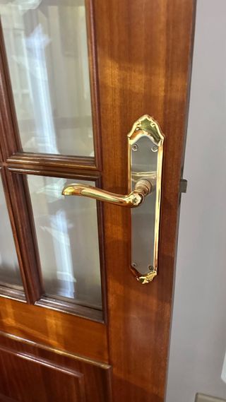 Pareja Puertas Madera Maciza