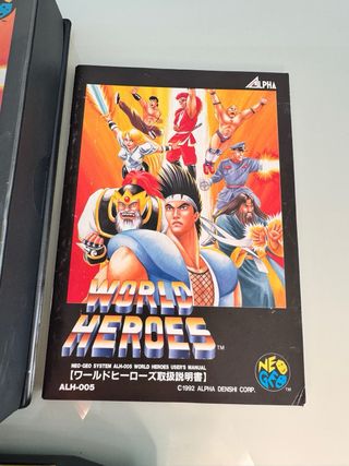World Heroes SNK Neo Geo AES NeoGeo NG Jap