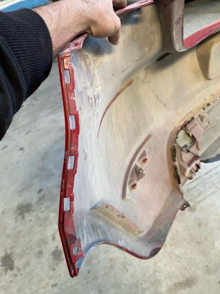 Paragolpes Trasero Golf Mk6 Rojo