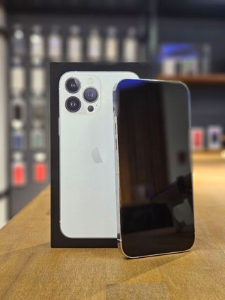 IPHONE 13 PRO MAX 128GB PLATA 100% BATERIA