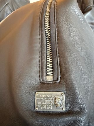 Chaqueta Diesel Cuero Marrón