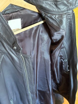 Chaqueta Diesel Cuero Marrón