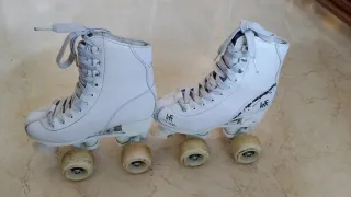 Patines blancos cuero Talla 32