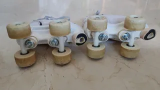 Patines blancos cuero Talla 32