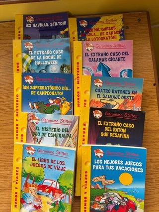 libros antiguoa GERONIMO STILTON