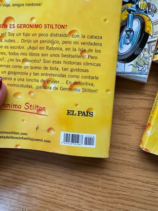 libros antiguoa GERONIMO STILTON