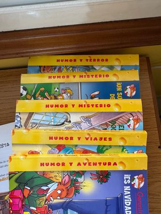 libros antiguoa GERONIMO STILTON