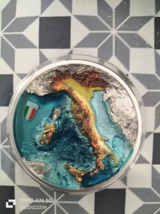 Moneda Plata 2 oz Italia Repubblica Italiana