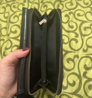 Portafoglio Carpisa nero lucido