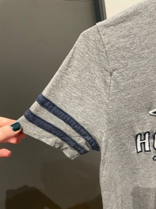 Camiseta Hollister Gris