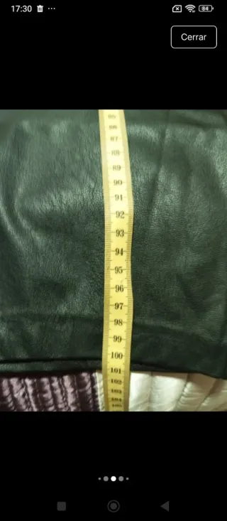 Pantalón polipiel negro