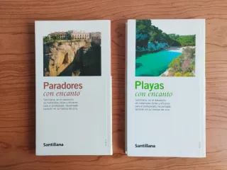 LOTE DE LIBROS PARADORES Y PLAYAS CON ENCANTO