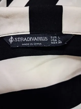 Blusa Stradivarius Rayas Talla L
