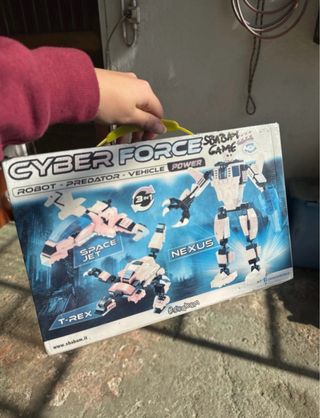 Set 3 Cyber Force Robot Predatori