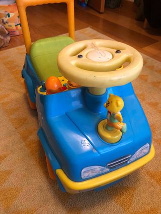 Correpasillos musical azul y verde