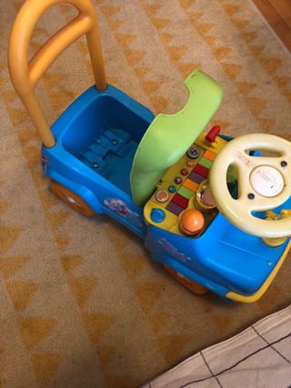 Correpasillos musical azul y verde