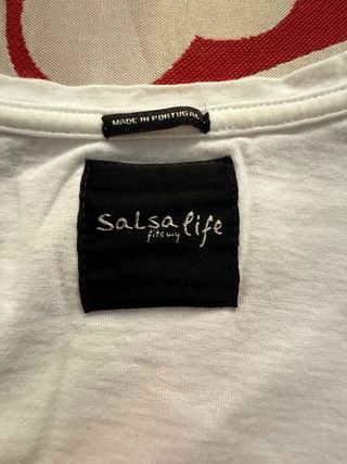 Camiseta Salsa Blanca Estampado Hormigas