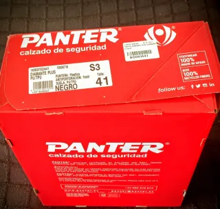 Zapatos Panter Diamante Plus S3 Negro