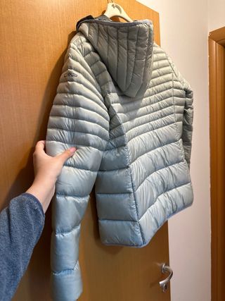 Piumino CMP Argento con Cappuccio