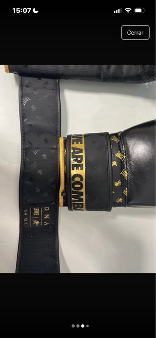 Guantes Boxeo Leone y Cintas Charlie