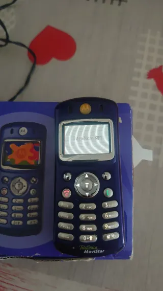 Teléfono Móvil Motorola Movistar Azul