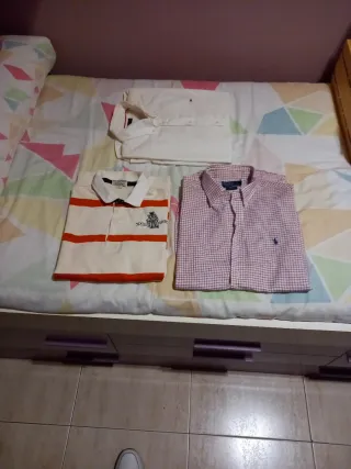 Lote 3 Camisas Polo Ralph Lauren y Tommy Hilfiger