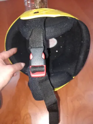 Casco da sci per bambino giallo taglia XS 54 cm