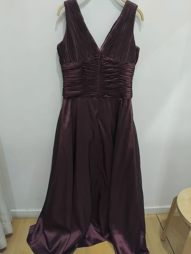 Vestido de fiesta largo morado