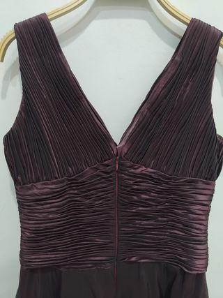 Vestido de fiesta largo morado