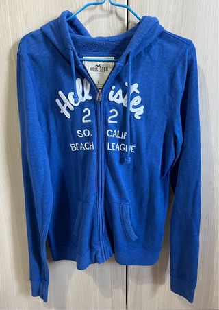 Sudadera Hollister Azul Talla L