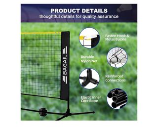 Red de bádminton, tenis y voley de 5,2 m