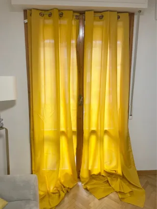 2 Tende Gialle 150x280 cm