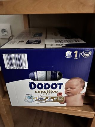 Pañales Dodot Sensitive Talla 1 (2-5kg) - 90 uds