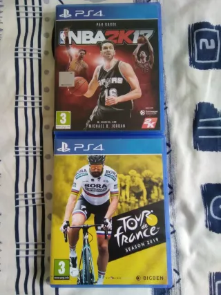 Pack Juegos PS4 NBA 2K17 y Tour de France 2019